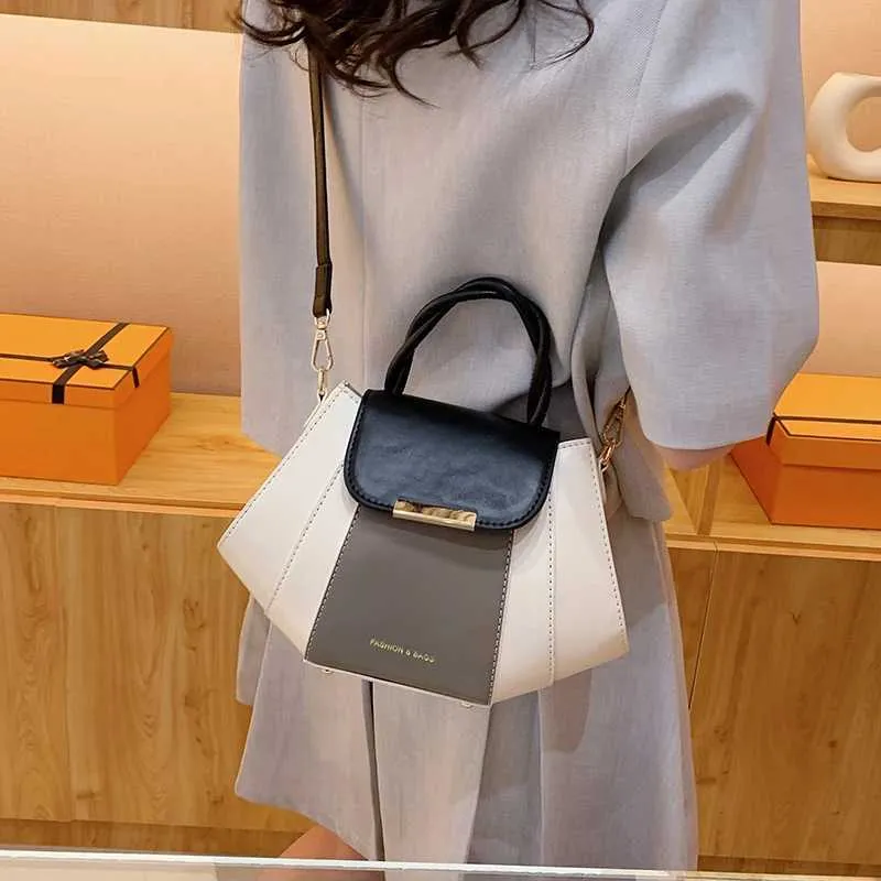 High Quality Soft Leather Handbag Women Purses Female Designer Patchwork Ladies Shoulder Crossbody Bag Sac A Main_voghion.com