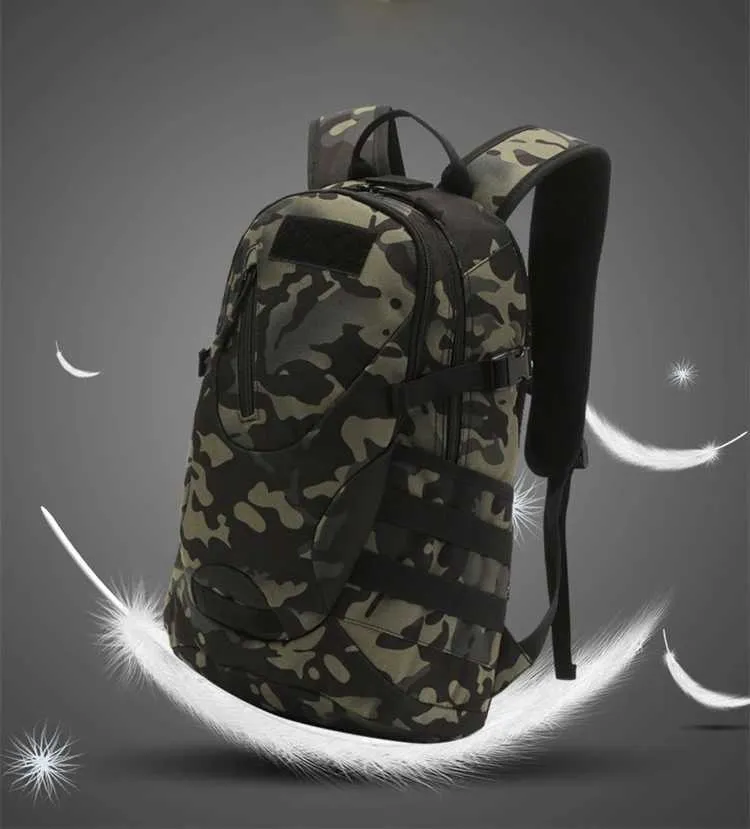 Nouveau sac à dos de camouflage militaire Sparrow d'extérieur pour hommes et femmes, sac d'assaut tactique d'équitation Ba241107_voghion.com