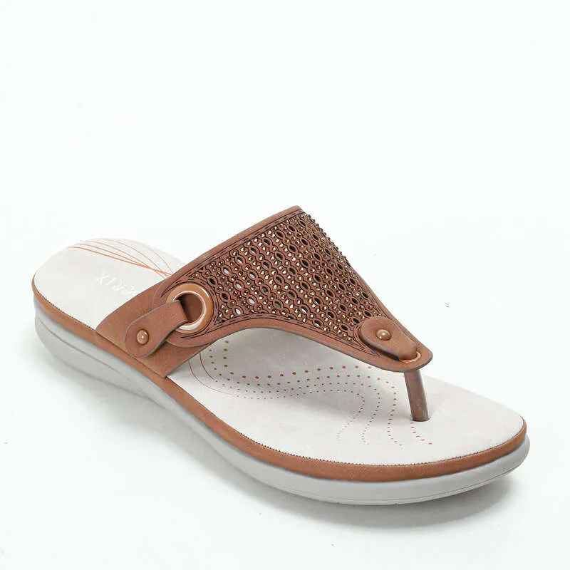 Breathable Sandals Woman Fashion Sparking Slippers Black Brown Apricot Soft Sole Women Shoes ss1 ss_voghion.com