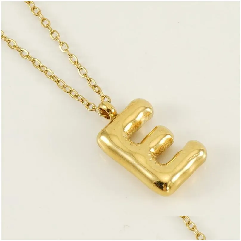 Collana con pendente iniziale lettera oro per donna e uomo_voghion.com