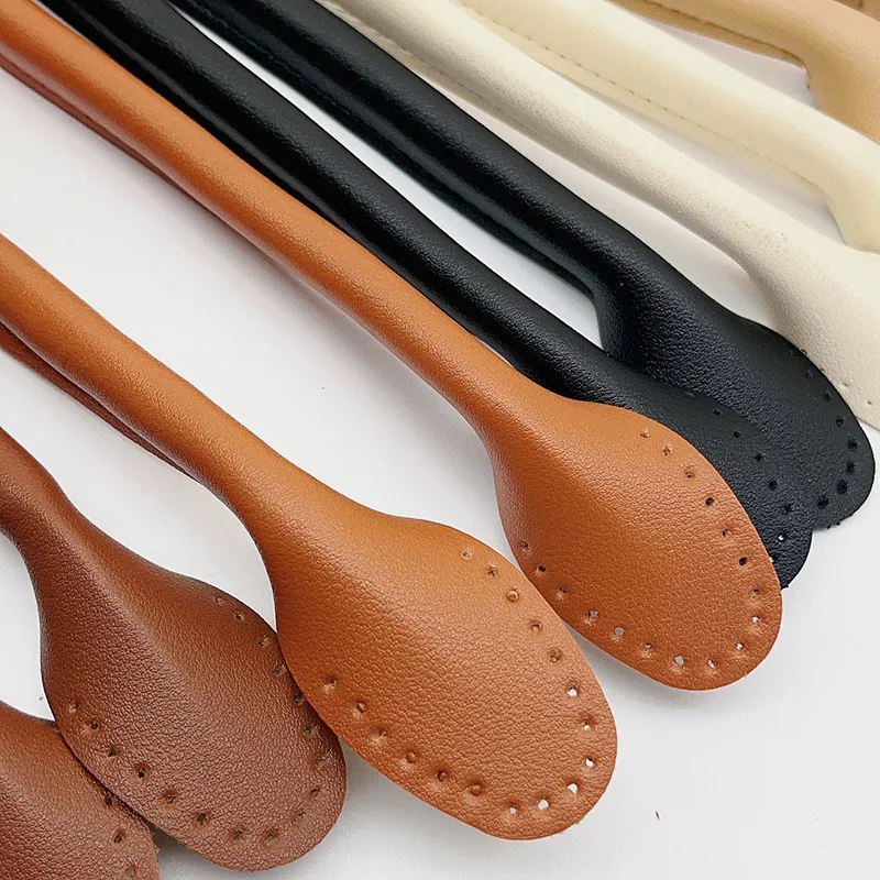 1 Pair 42cm PU Leather Handle Lady Shoulder Detachable DIY Replacement Handles Part Accessories Handbag Bag Strap_voghion.com
