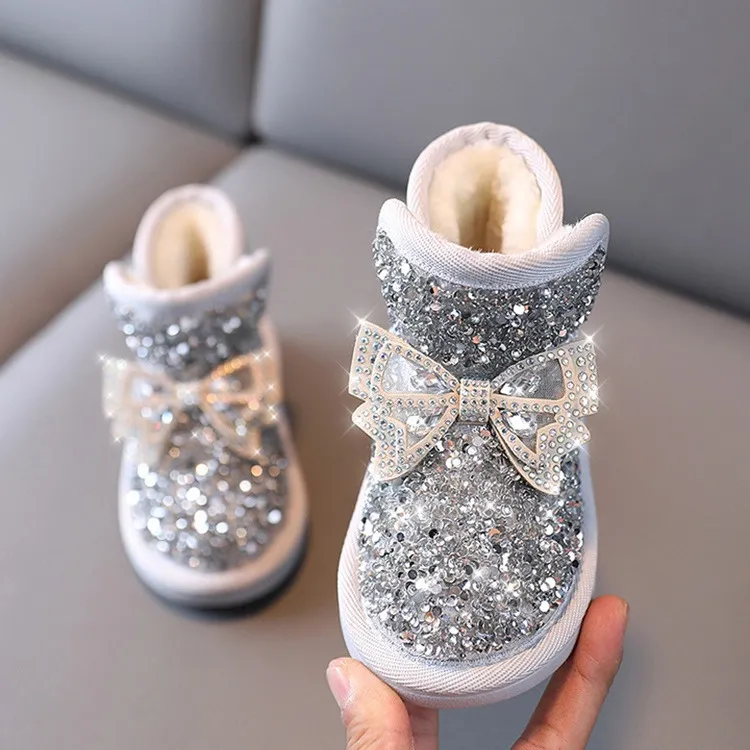 Veet Süße Baby Mädchen Stiefel Kleinkind Warme Baumwolle Stiefel Winter Cutefeet für Mädchen Kinder Schuh Prinzessin Schuhe Größen Schnee Dicken_voghion.com