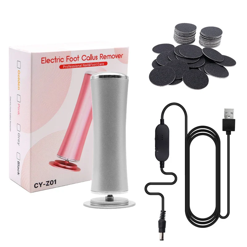 Râpe pieds électrique professionnelle soin pédicure avec usb_voghion.com