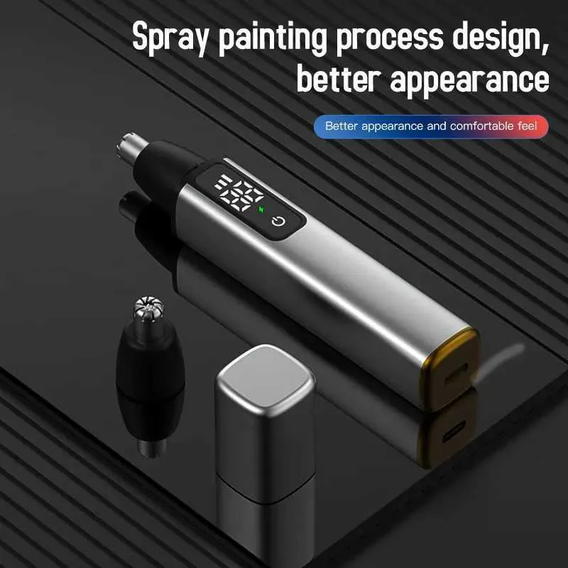Tagliacapelli intelligente per naso - Display LED di potenza, silenzioso e indolore_voghion.com