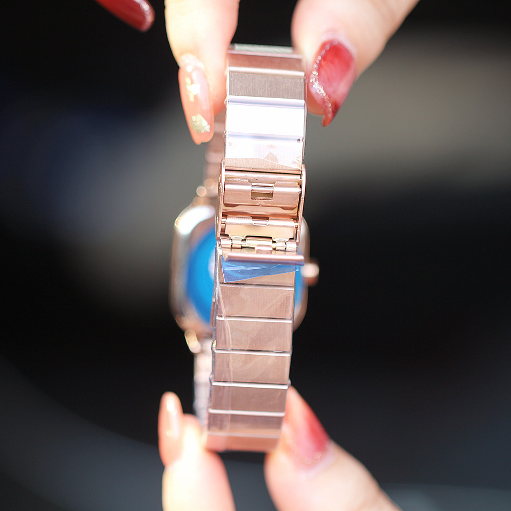 Nuovo orologio impermeabile al quarzo con cinturino quadrato piccolo da donna Accademia giapponese Versatile_voghion.com