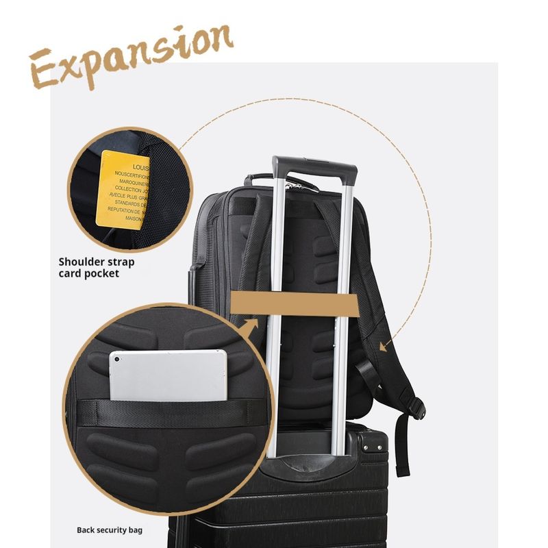Neuer Business-Rucksack, hochwertige Computertasche für Herren, Rucksack, Reiserucksack mit großem Fassungsvermögen. Ich_voghion.com