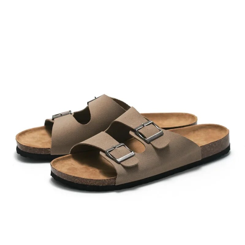 2022 Pantofole in sughero da uomo estive Coppia Sandali casual Pantofole da spiaggia antiscivolo Scarpe da donna