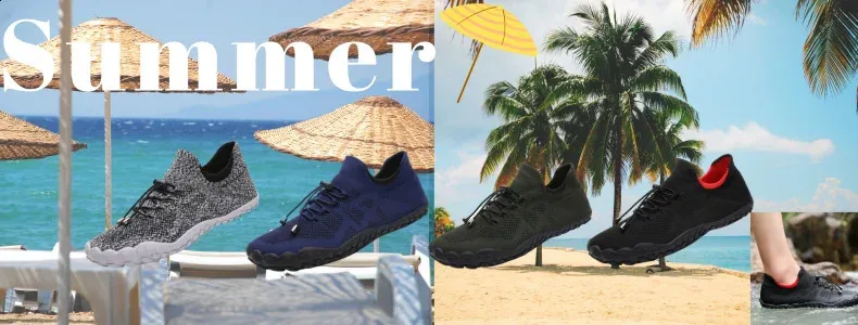 Barfot vannsko herre vannsko multifunksjonelle sommersandaler strandsko surfing fiskesko_voghion.com