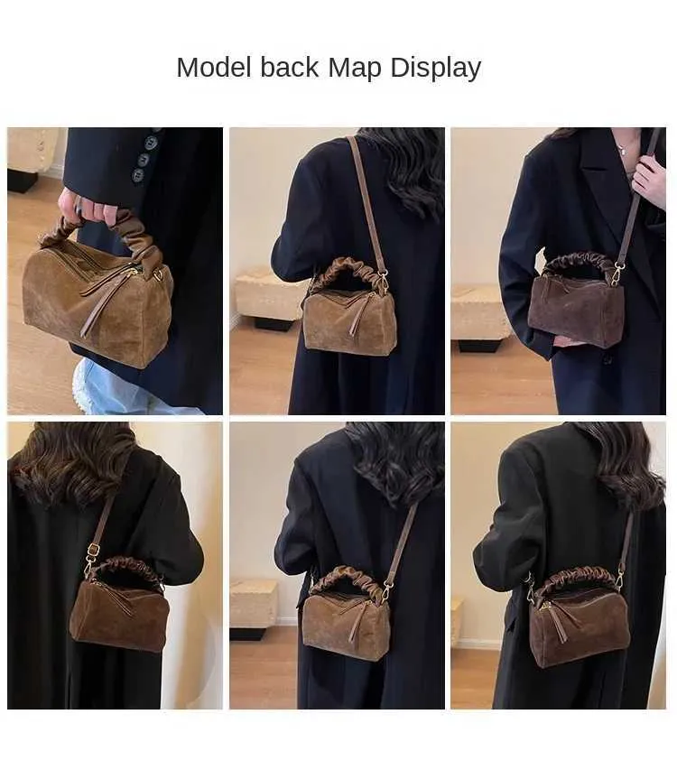 Modieuze schoudertas en crossbody tas met plooi voor dames_voghion.com