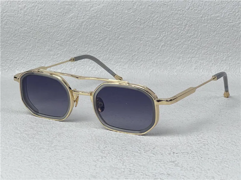 New Fashion Design Masculine Rectangular Sunglasses ANTHONY Metal Acetate Frame Simple And Elegant Style High End_voghion.com