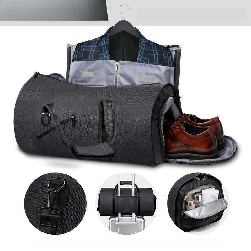 2025 Men's Large Capacity Organizer With Shoe Compartment Gym Bag_voghion.com
