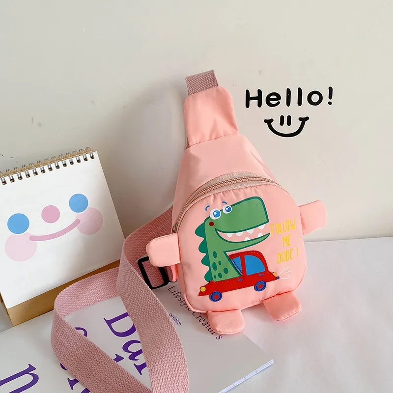 Cute Children Bag Cartoon Dinosaur Kids Bags Kindergarten Preschool Outdoor Travel Backpack for Boys Girls Shoulder_voghion.com