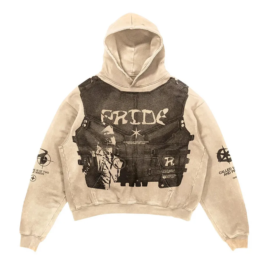 Herren-Designer-Skelett-Sweatshirts im Y2K-Stil, lockere Fleece-Kapuzenpullover für Männer und Frauen, High Street, lässige, übergroße Hoodies_voghion.com
