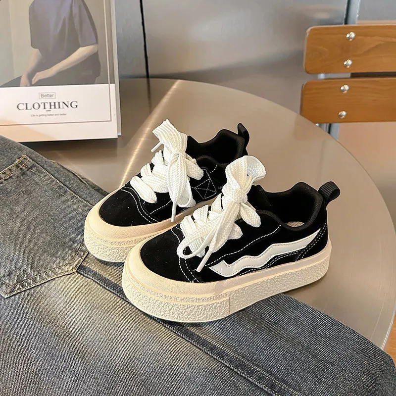 Childrens round toes comfortable and fashionable anti slip sports childrens soft soled casual edition shoes 240912_voghion.com