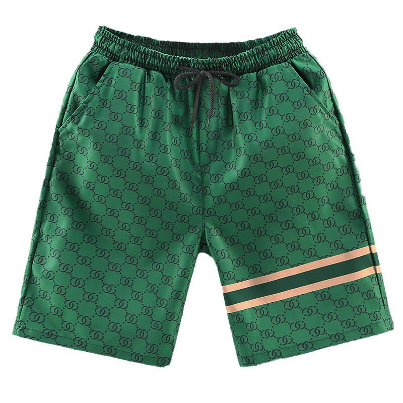 Herren Beach Shorts Locker Geschnittene Sommer Freizeithose_voghion.com