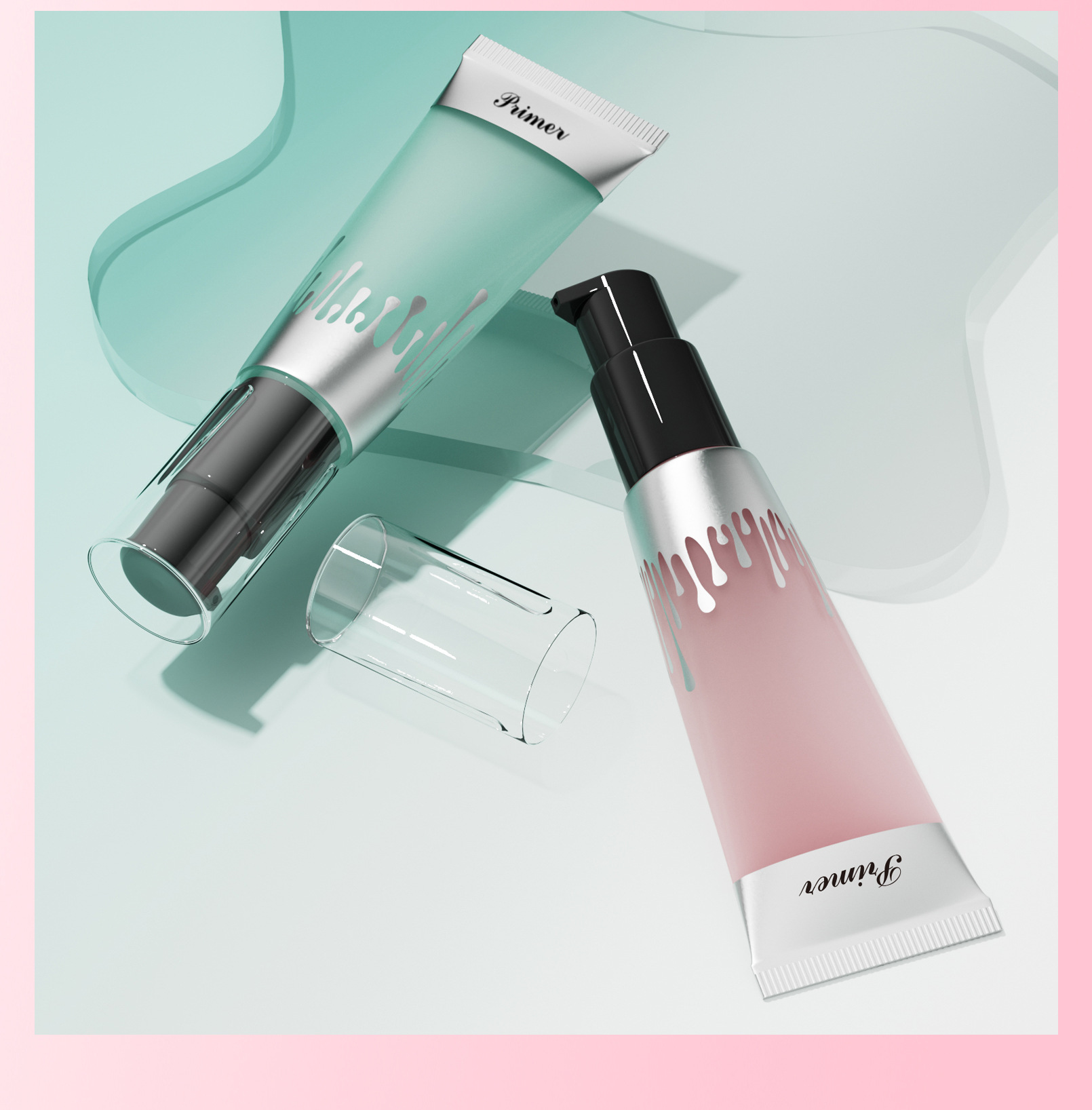 Hellokiss Gel concealer Hydraterende Invisible Pore Primer gel Pre Make-up Crème_voghion.com