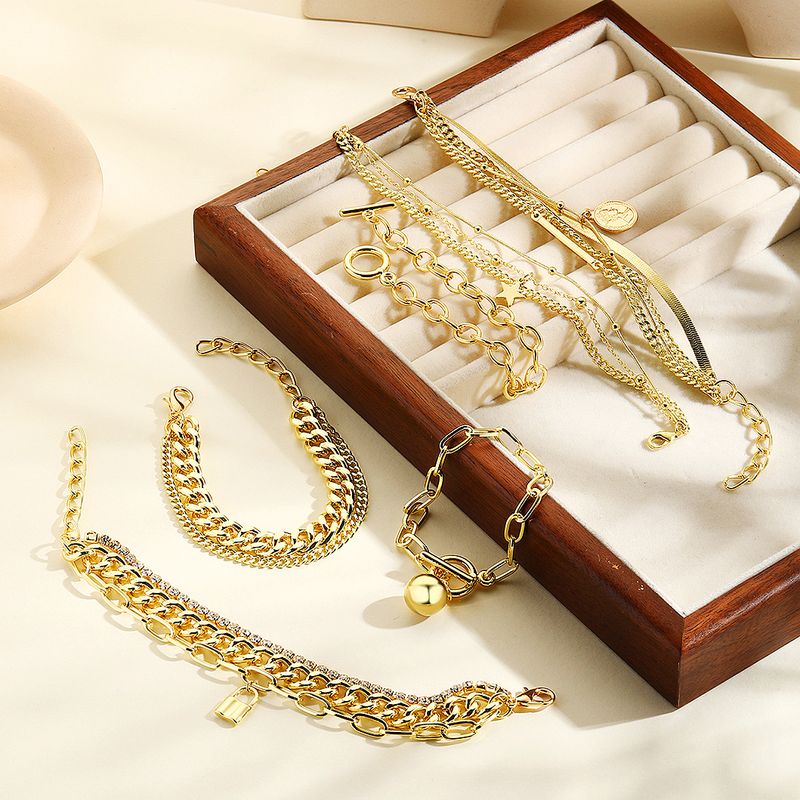 Ensemble de bracelets multicouches haut de gamme pour filles, style léger et tendance_voghion.com
