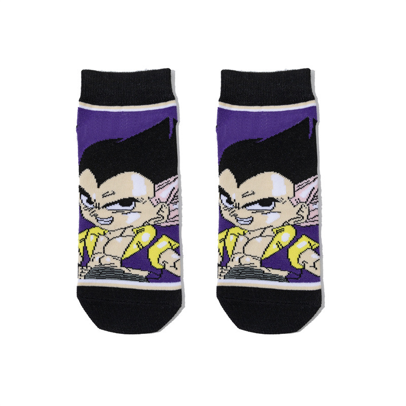2025d Unisex Spring Autumn Summer Cartoon Anime Cotton Comic Boat Personality Animation Short Tube Socks_voghion.com