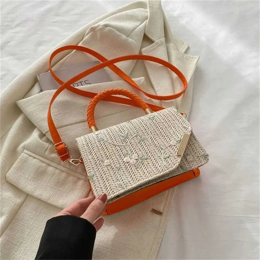 Borsa a tracolla in paglia boho per donna estate spiaggia mare_voghion.com