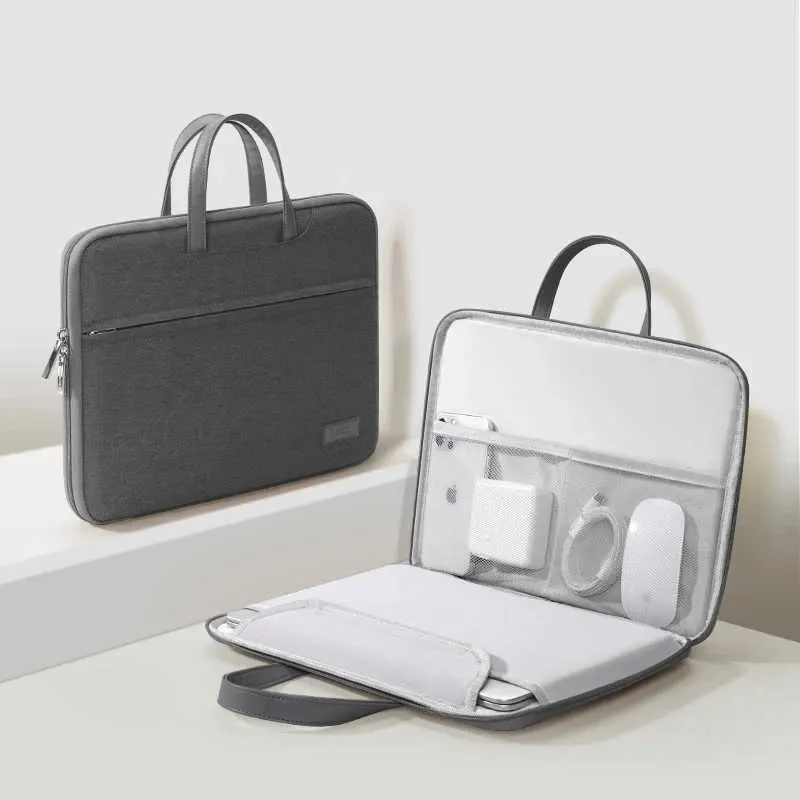 Borsa per notebook da donna elegante 13,3 14 16 pollici portatile custodia per laptop libro Pro custodia borsa valigetta borsa da viaggio C24111_voghion.com