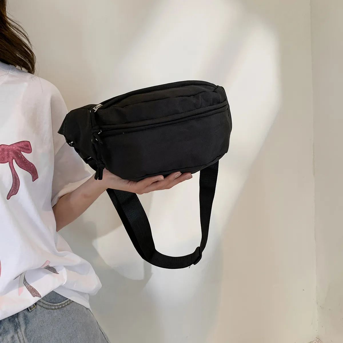 Marsupio da donna, marsupio da petto, marsupio da donna, con cinturino regolabile, per viaggi, sport e corsa, marsupio_voghion.com