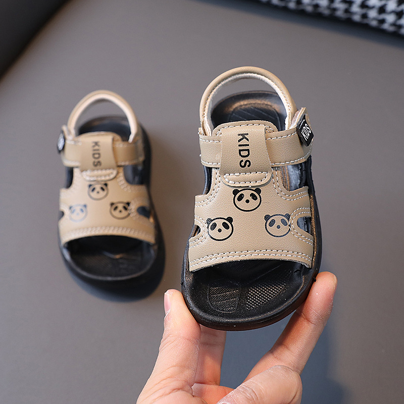 Kid's Clothing Baby sandals for girls 1-6 years old 2 boys cartoon beach shoes 2024 summer new children's non-slip soft-soled toddler shoes_voghion.com