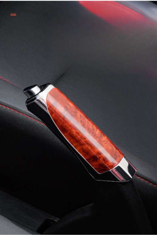 Carbon Fibre Handbrake Cover Decorative Car Handbrake Grip_voghion.com