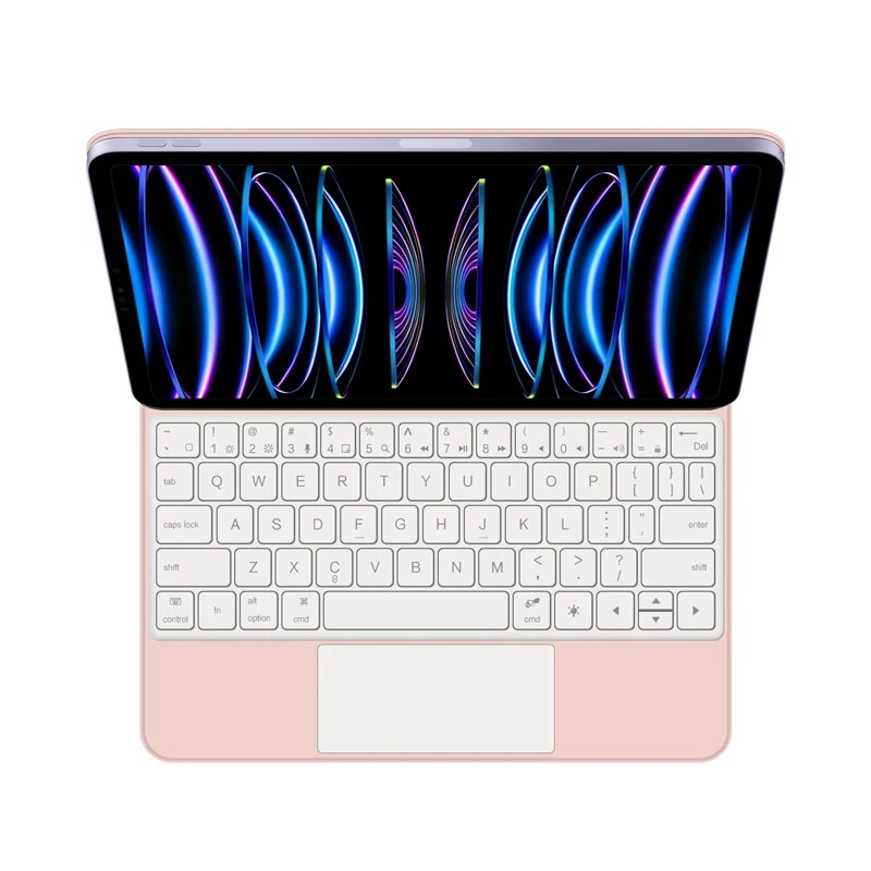 TrackPad Magic Keyboard For iPad Pro 11 2022-2018 Air 5 4 10.9 Air4 Air5 Tablet Case Arabic Hebrew French German Portuguese_voghion.com