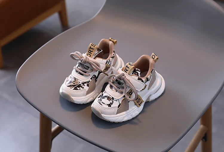 Pantofi sport pentru copii la modă, pentru băieți și fete, confortabili, cu imprimeu grafic amuzant, antiderapanți, școală, casual, mers pe jos_voghion.com