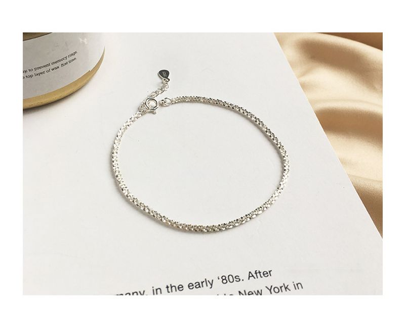 Sterg Sier Full Sky Star Bracelet For Women In Korea, Simplified Student Forest Style, Cool And Unique Design,_voghion.com