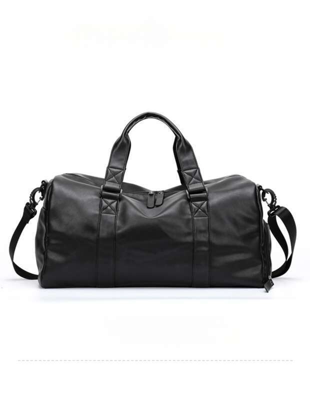Bolso deportivo para hombre, bolso de viaje informal y moderno, bolso deportivo de cuero resistente a la humedad._voghion.com
