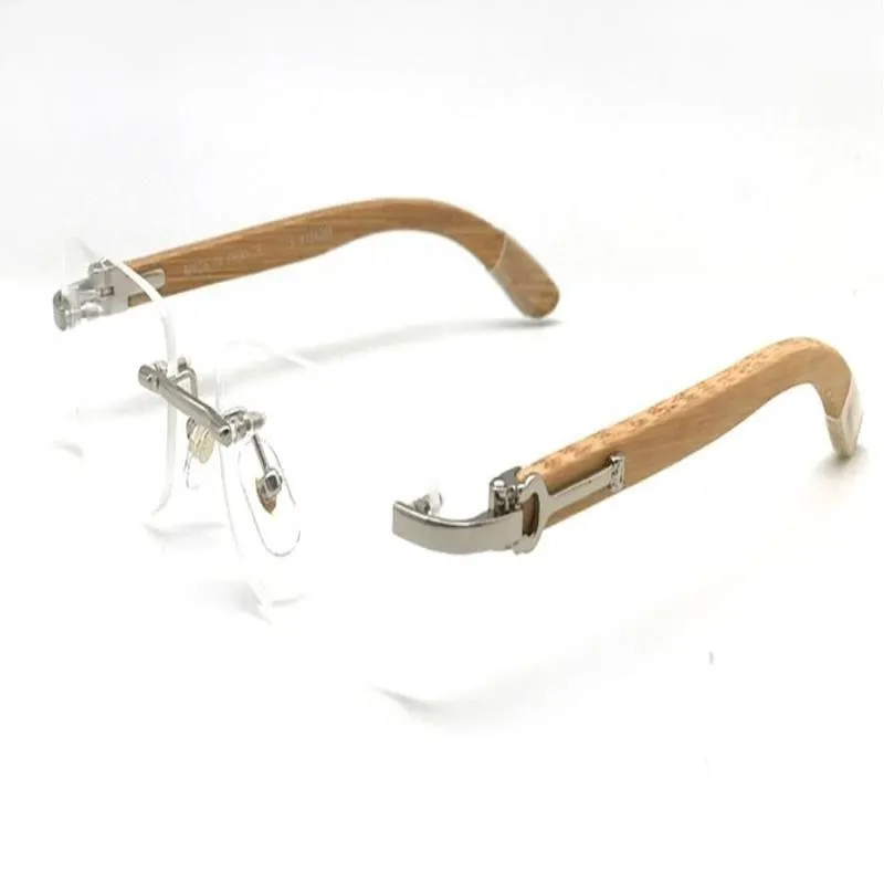 Rimless Square Sunglasses For Men Designer Retro Style Uv400_voghion.com