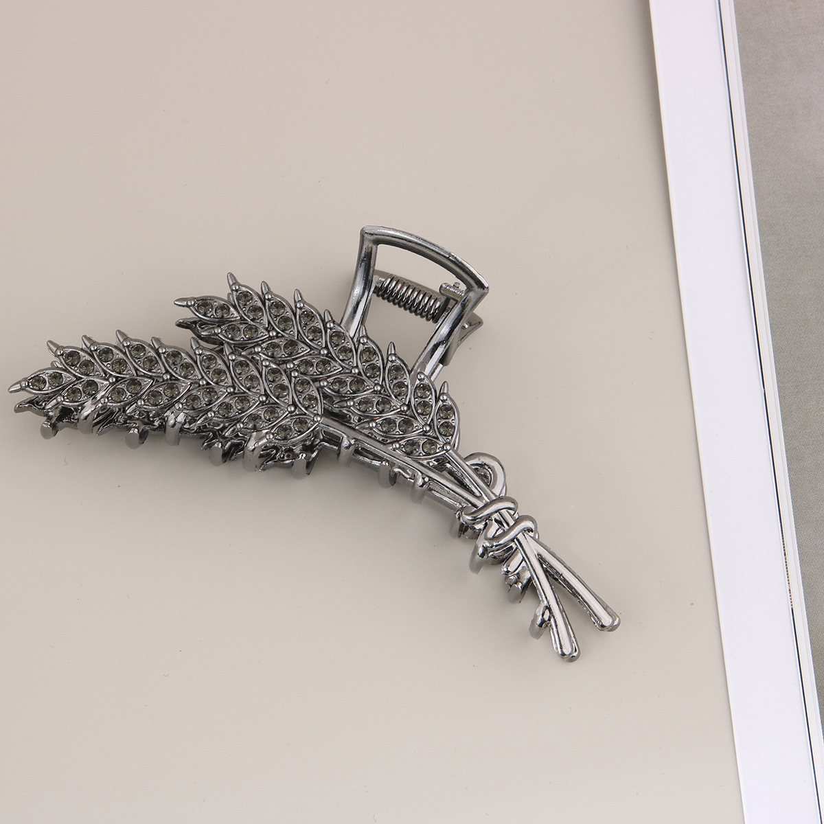 Große weizen ohr high-grade haar clip haar clip weibliche haarnadel sommer große elegante shark clip kopfschmuck großhandel_voghion.com