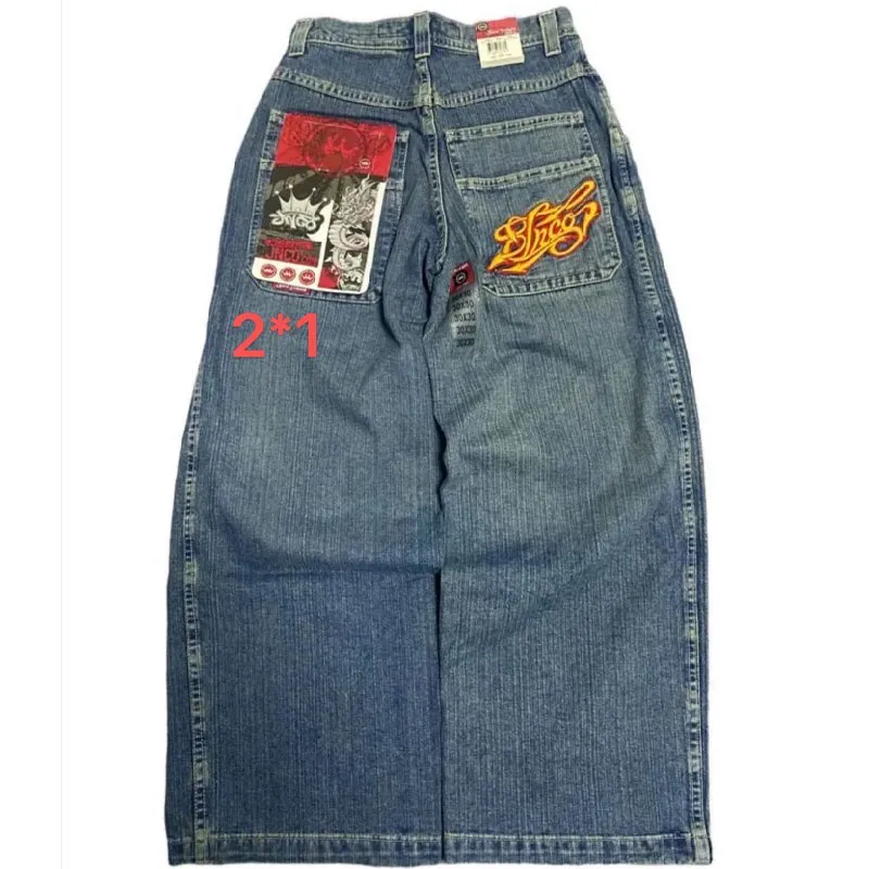 Pantaloncini da uomo Hommes Pantaloni casual Denim Baggy Jeans corti Vestiti Jort 2024 JORTS JNCOS 2000s Cargo Gym Jinco Men JNCO_voghion.com