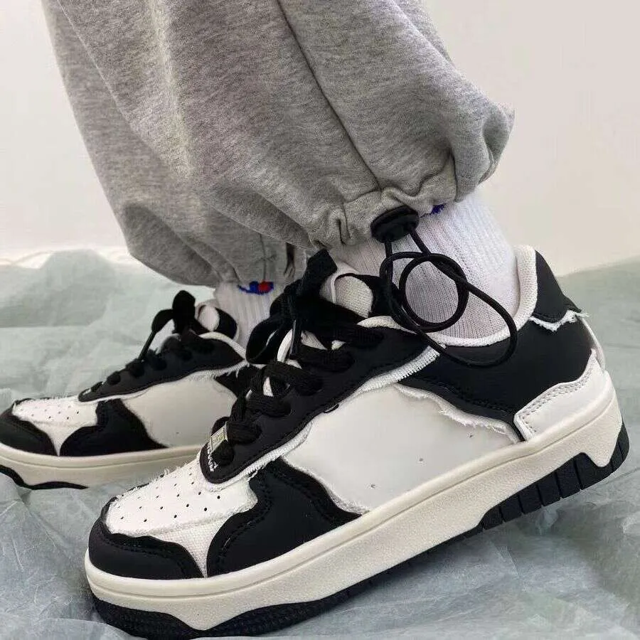 2024s Men Women Casual Single Minimalist Style Thick Soled Board Vintage Shoes White Free Shipping_voghion.com