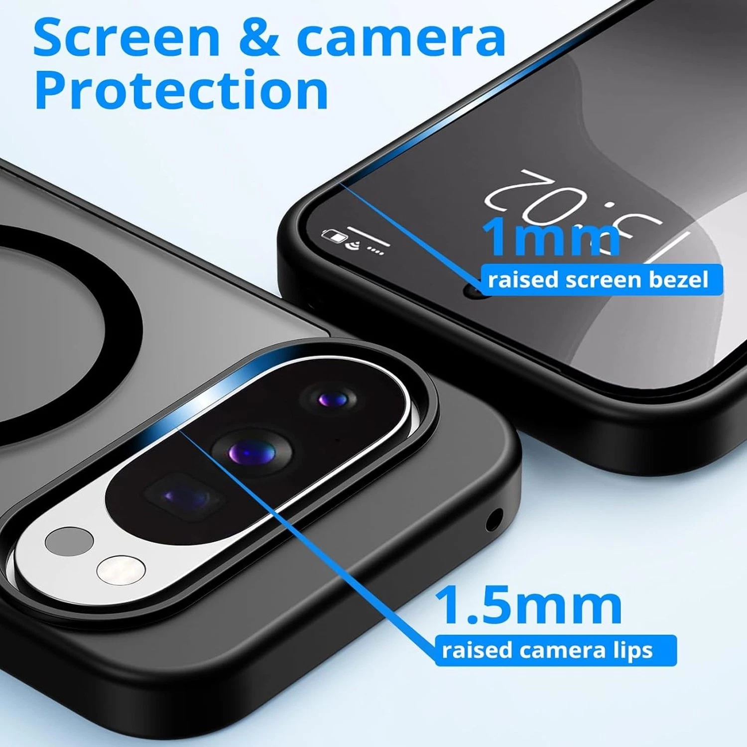 For Google Pixel 10 Pro XL/9A/9 Case Phone Shockproof Mag.safe Cover+Screen Glass_voghion.com