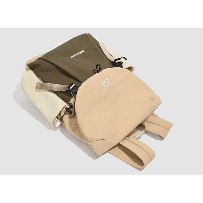 Leichter Outdoor-Reiserucksack mit großer Kapazität, wasserdicht, in Kontrastfarbe, für Pendler und Studenten,_voghion.com
