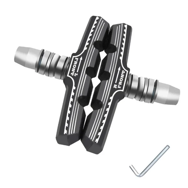 2/4/8pcs Mountain Bike V Braking Pads Durable Universal System Stainless Steel Rubber Brake Pad Bicycle_voghion.com