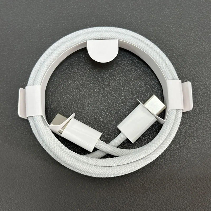1M 60W PD-Kabel für schnelles 1m 3FT USB zu Typ C geflochtenes AP-Ladekabel Schnellladekabel Datenkabel iPhone 15 Plus_voghion.com