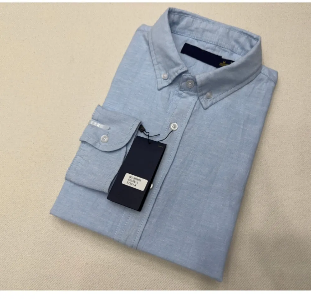2024 Mens Shirts Top horse quality Embroidery blouse Long Sleeve Solid polos Slim Fit Casual Business clothing_voghion.com
