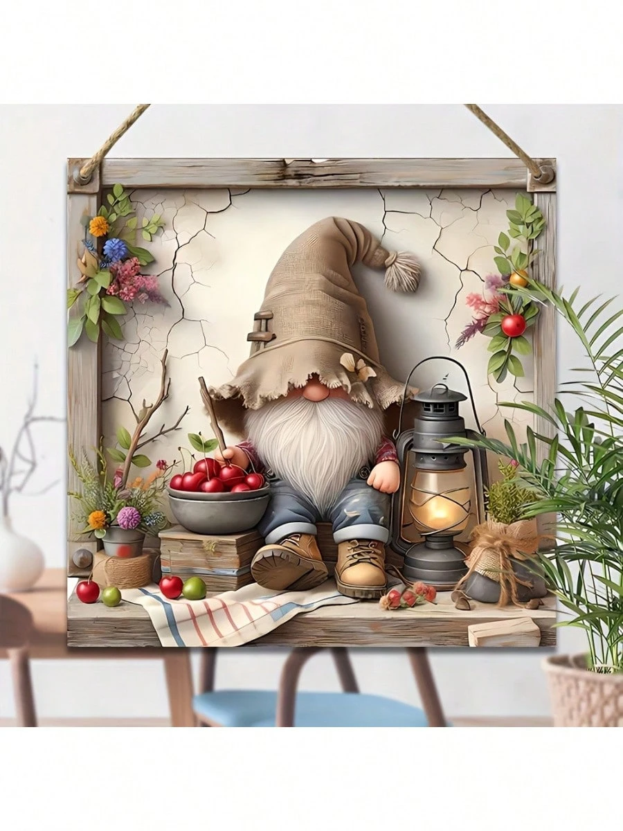 Décoration murale printanière en bois 2D, couronne ronde/carrée, tenture murale et de porte à thème, décoration de chambre, décoration de jardin, décoration de mariage, décoration intérieure, décoration de cuisine_voghion.com