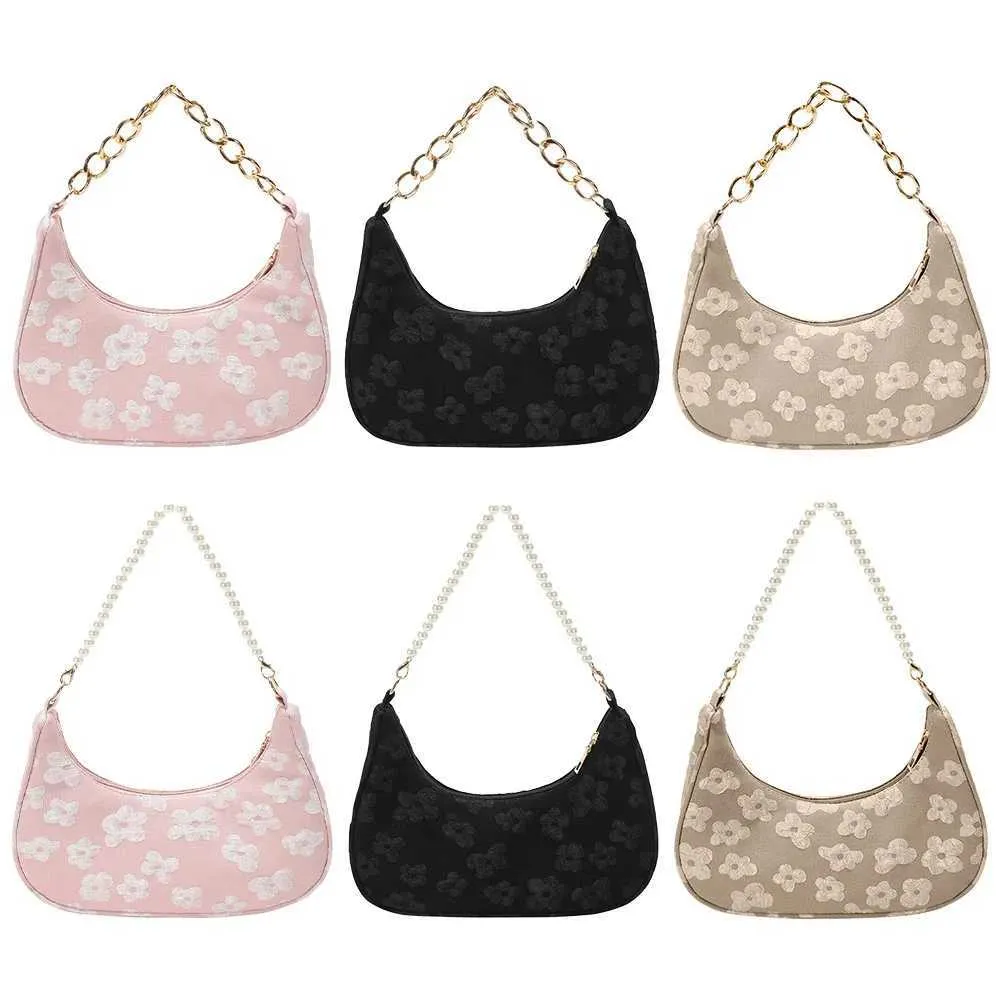 Sac à main pour femme à la mode décontracté élégant et simple épaule avec chaîne imprimée ral mignon portefeuille pochette sac d'accoudoir pour femme_voghion.com