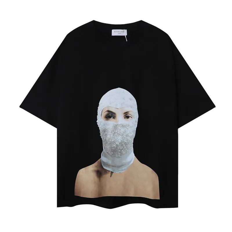 Erkek 2024 Ih Nom Uh Nit Maske Tişört Erkek Kadın Yüksek Kaliteli İnci Adam Grafik Tişört Pamuklu Üstler Yaz Modası Bol Kısa_voghion.com