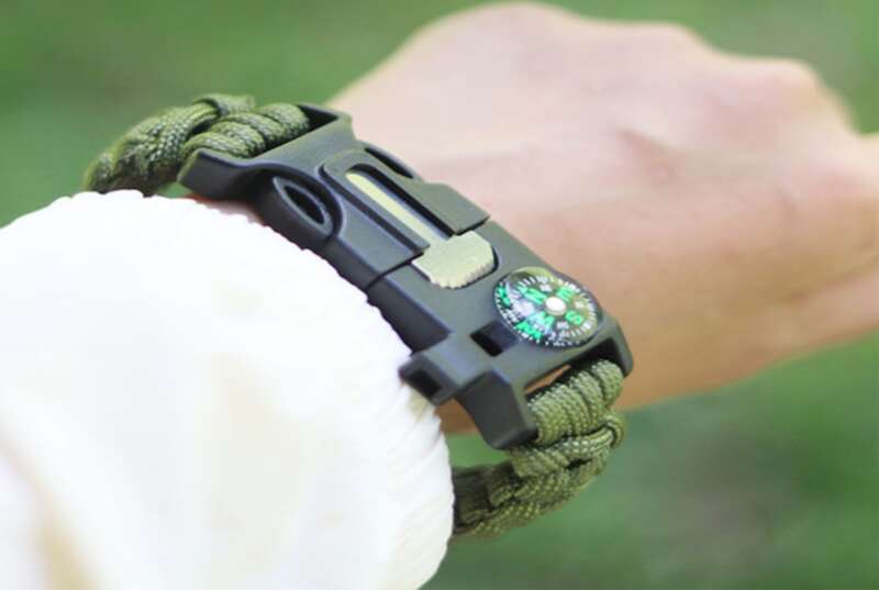 Wolf Warrior Umbrella Outdoor Bracelet, Survival Rope, Multi Purpose Mountaineering_voghion.com