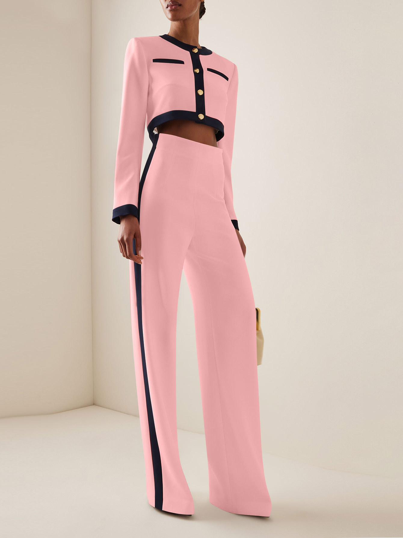 Women's Fashion Color Matching Temperament Professional Suit Women's Clothing_voghion.com