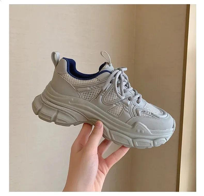 Dad Mesh Breathable Womens Running Shock Absorption Light Sneakers Platform Shoes 240809_voghion.com