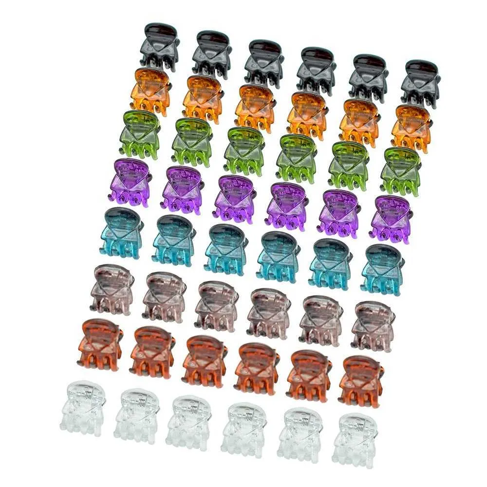 Hair Clips Barrettes 1.5cm 50pcs Womens Clip Accessories Fashion Plastic Mini Claw Headwear Gift_voghion.com