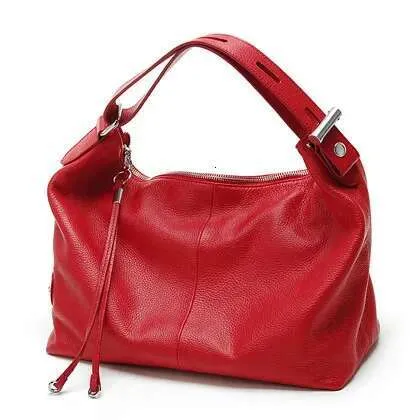 Zenc 100% vera pelle donna hobo bag bianco ragazzo nappa borsa a tracolla classica rossa borsa a tracolla 2024_voghion.com