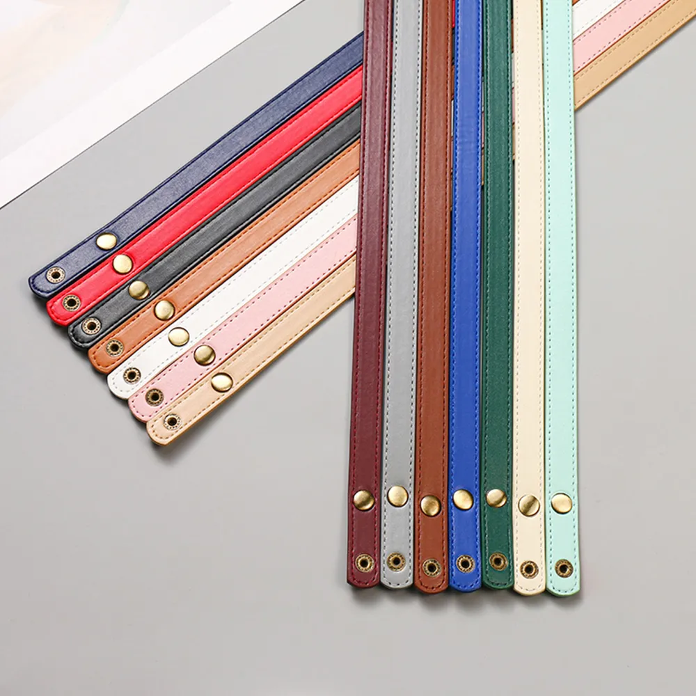 1 Stück 60 cm Pu-Lederband mit Druckknopf, 1,8 cm breit, für Damen, Schultergriffe für Handtaschen, Ersatzgriffe, Taschenzubehör_voghion.com