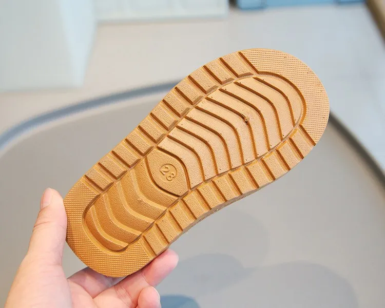 Kids Short Boots Boys Autumn Winter Children Girls Fashion Boot Littlesprouts Toddler Soft Comfortable Warm Snow Shoes_desvips.com